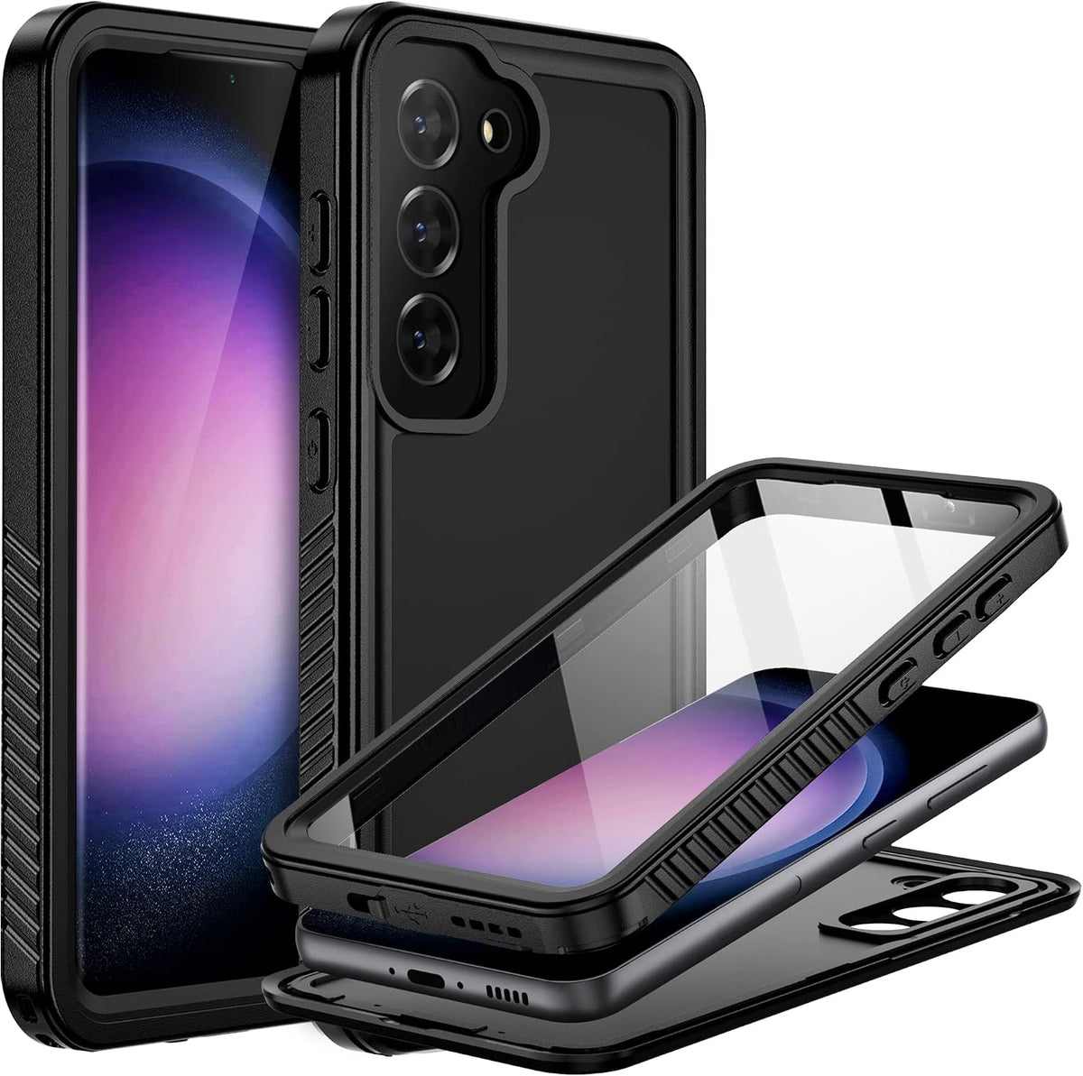 BEASTEK Galaxy S23 Waterproof Case, Shockproof Dustproof IP68 Underwater Case, FSN Series with Built-in Screen Protector Anti-Scratch 360 Cover, for Samsung Galaxy S23 (6.1'') (Clear) - Image 10