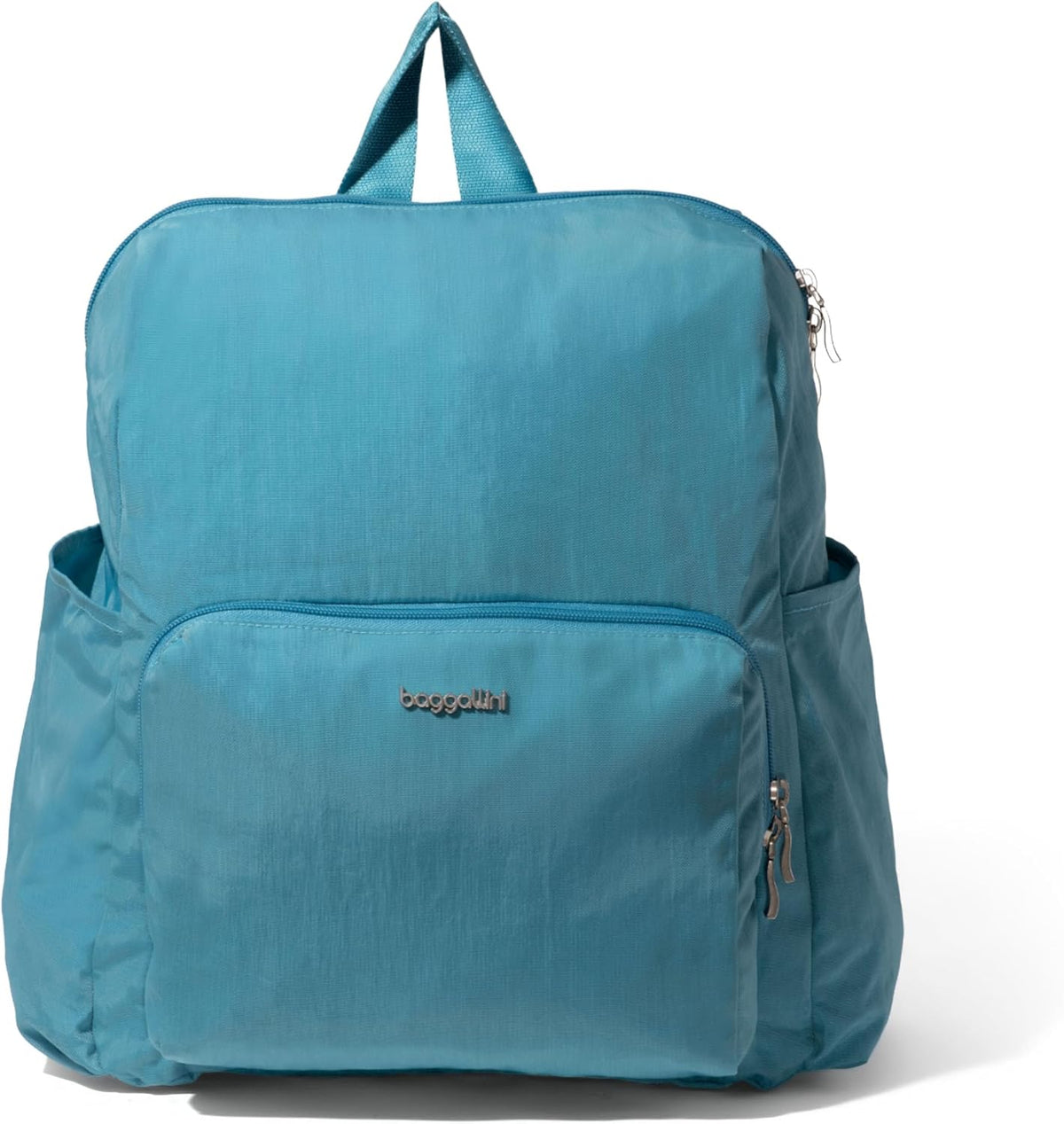 Baggallini Women's Carryall Packable Backpack, Indigo Petal - Image 10