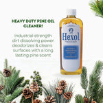 Hexol multi surface cleaner being poured for dilution