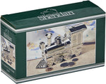 Creative Gifts International nickel plated train bank bottom access cover