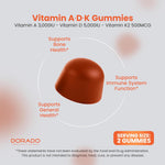 Dorado Nutrition ADK Gummies raspberry flavor detail