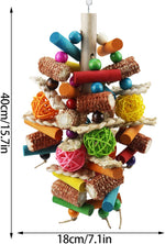 Kewkont premium large parrot chewing toy designed for Cockatoos and Amazon parrots.