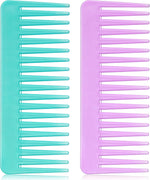 Large Hair Detangling Comb Wide Tooth Comb for Curly Hair Wet Dry Hair, No Handle Detangler Comb Styling Shampoo Comb (Pink, Rose Red) - Image 14