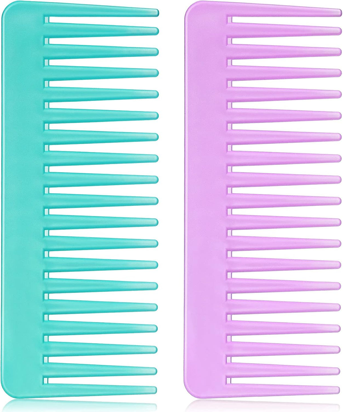 Large Hair Detangling Comb Wide Tooth Comb for Curly Hair Wet Dry Hair, No Handle Detangler Comb Styling Shampoo Comb (Pink, Rose Red) - Image 14