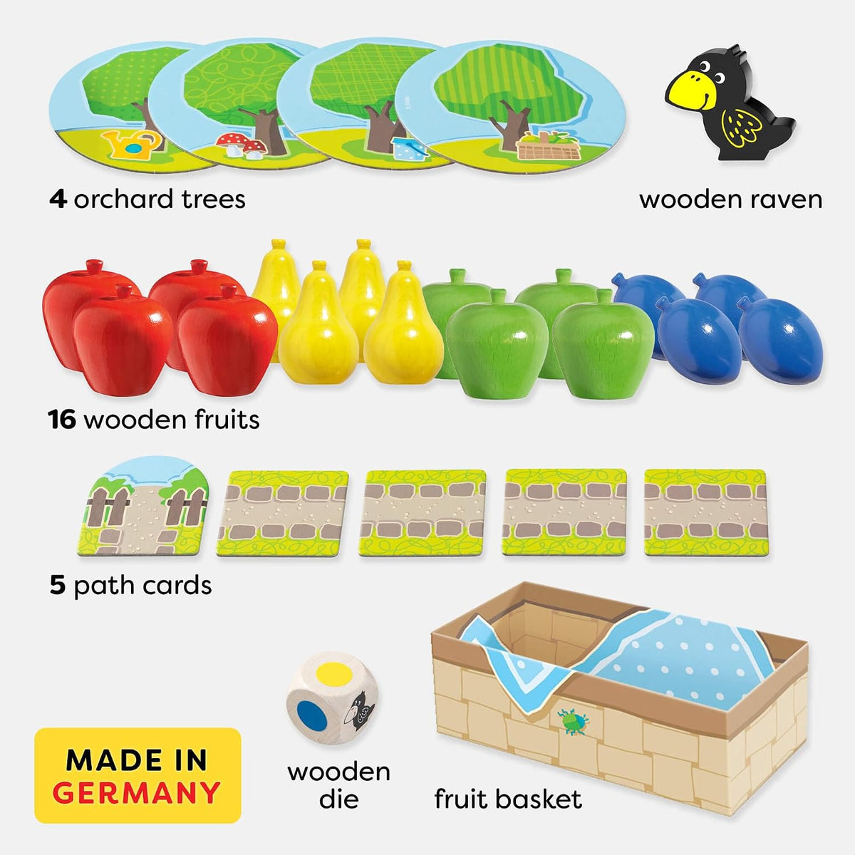 HABA First Orchard color symbol wooden die