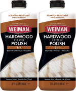 Weiman wood floor polish and restorer front view bottle