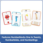 hand2mind Numberblocks Counting Puzzle Set preschool math game in use