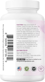 Micro Ingredients 2 Pack Multi Collagen Pills for Women & Men, 480 Capsules | Type I, II, III, V, X | Hydrolyzed Protein Peptides with Biotin, Hyaluronic Acid, & Vitamin C | Keto & Paleo Friendly - Image 9