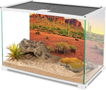 AWERT 36x20 inches desert fish tank background fabric material close up