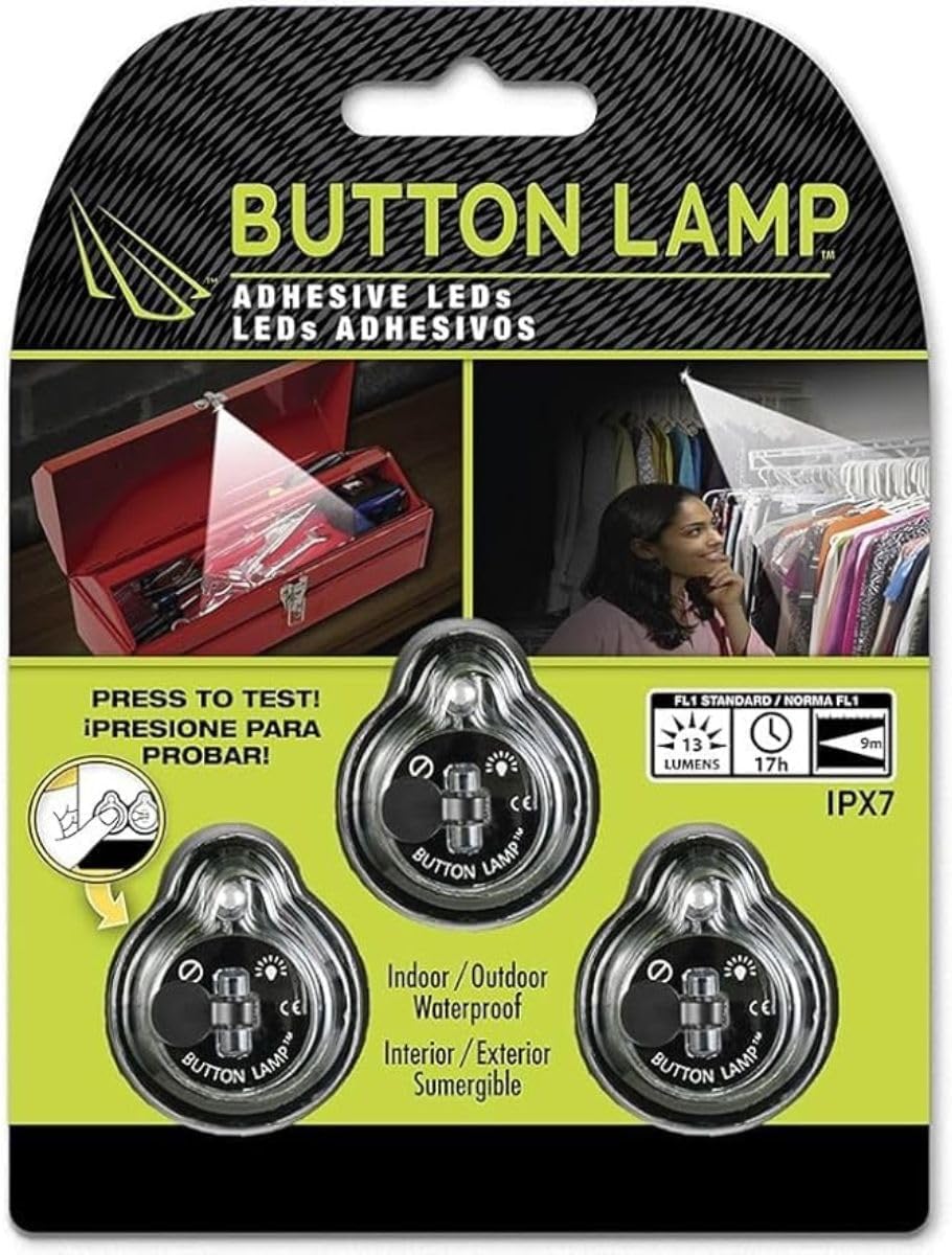Panther Vision adhesive LED lights pack side angle