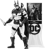 Bandai DC Multiverse Batman holding grapnel launcher and Batarang