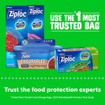 Ziploc brand storage bags lifestyle application shot