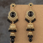 OIDIMS vintage gypsy earrings paired with ethnic wear.