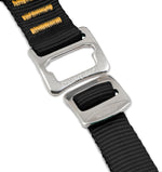 Adjustable straps on Kurgo enhanced strength dog car harness
