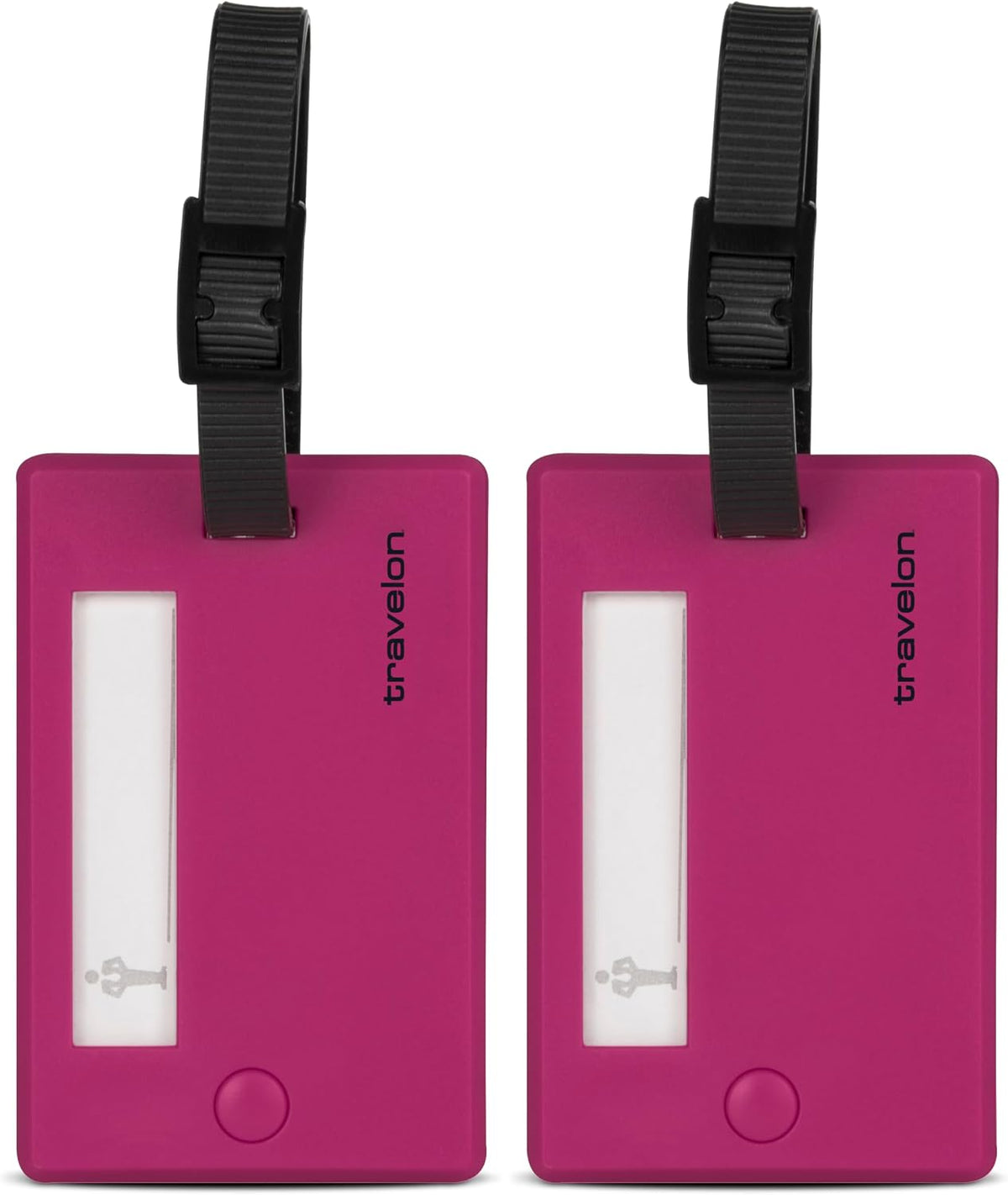 Travelon set of 2 luggage tags front view