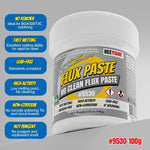 BEEYUIHF flux paste demonstrating low residue and clean solder joint
