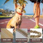 Auroth tactical dog leash dual padded handles close up