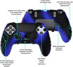 PlayVital PS5 Edge rubber protector side profile with textured palm grips
