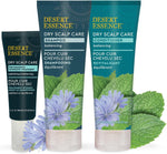 Desert Essence scalp care product packaging angle view