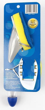 Non scratch blue and yellow sponge head on Dawn Dishwand Scrubber