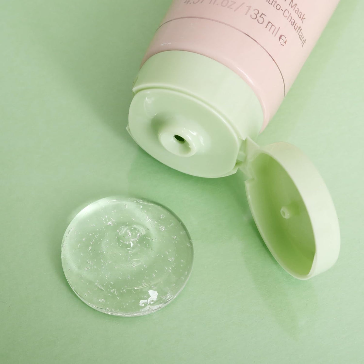 Pixi In Shower Steam Facial collagen mask texture on hand