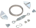 Complete package contents of the Dreamxiang gate repair hardware kit