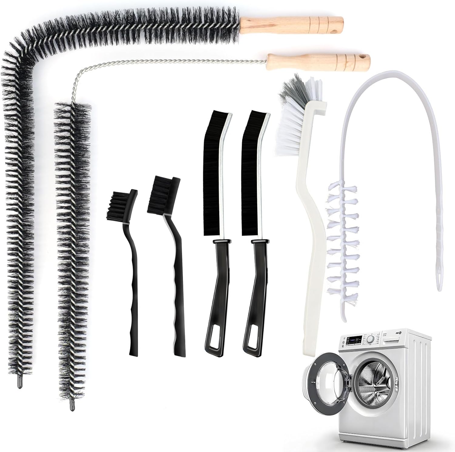 Enpato washing machine cleaning brush front view premium appliance care kit