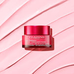 Clarins skincare product side profile view