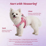Yimeis reflective dog vest and matching leash set