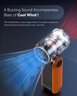 PlayHot 5-speed cooling fan accessory components and lanyard