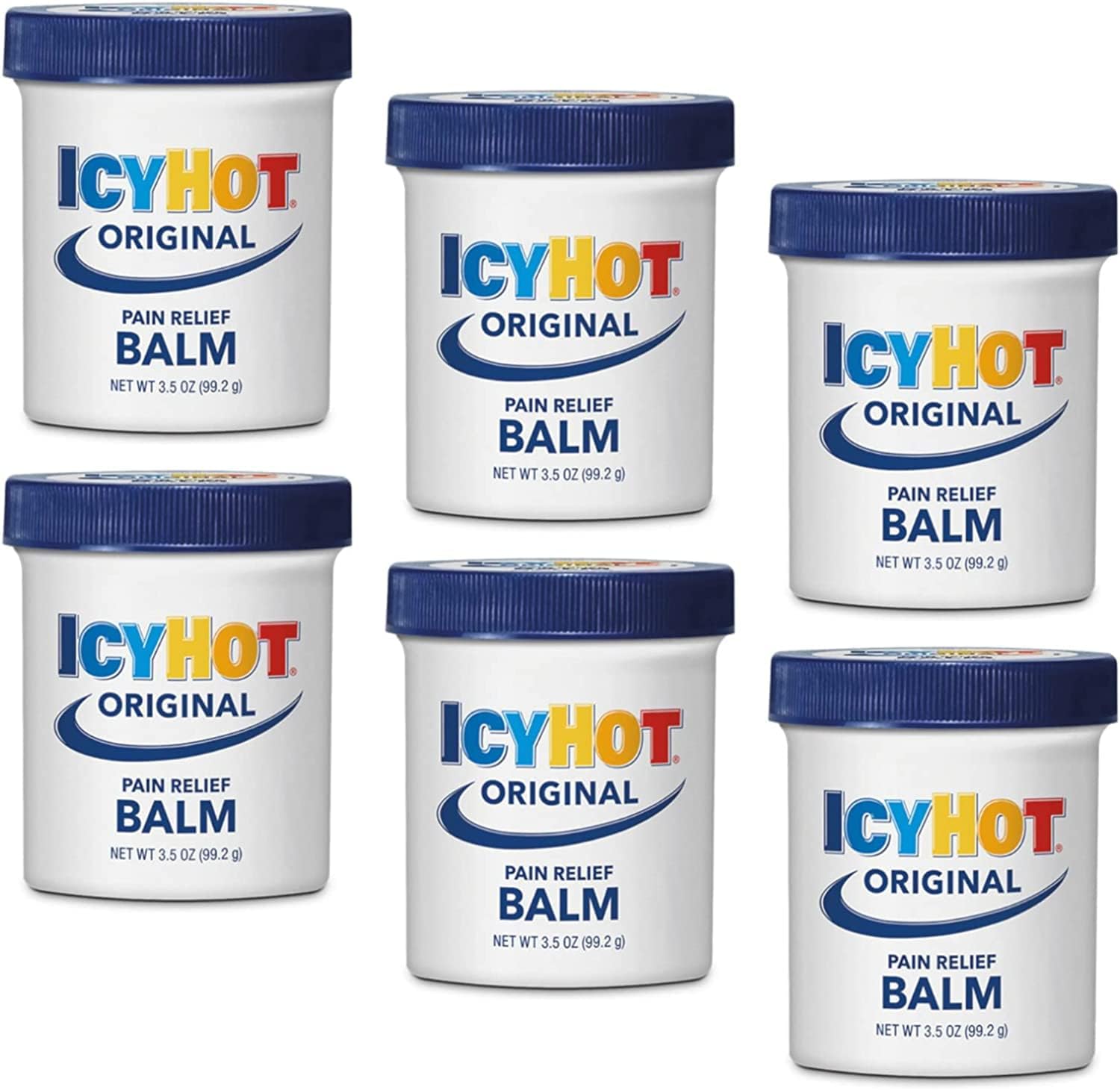 Icy Hot Extra Strength Pain Relieving Balm 3.5 Ounce Jar front view