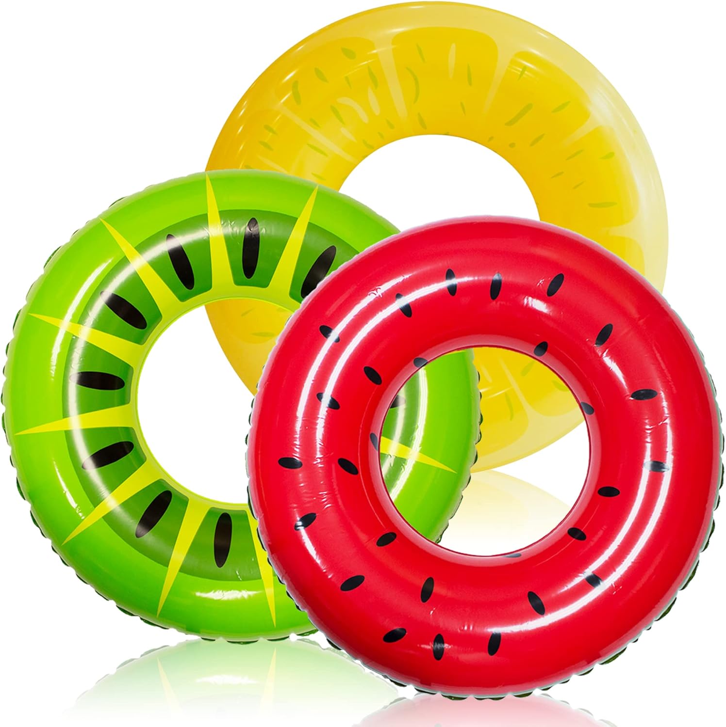 Joyin inflatable swim tube raft 3 pack front view
