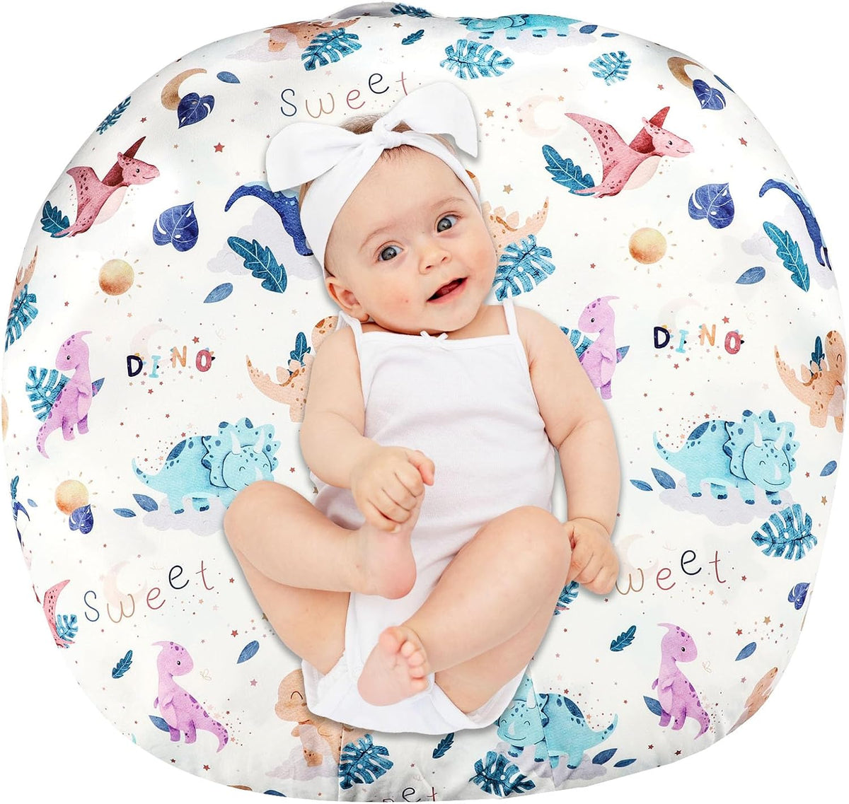 DILIMI infant lounger cover lifestyle view in nursery