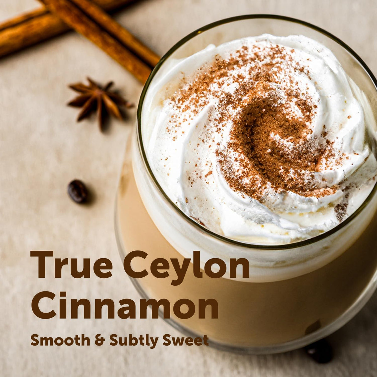 Micro Ingredients Ceylon cinnamon powder sprinkled over oatmeal bowl