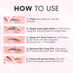 Bloomora brow lift kit components for professional use