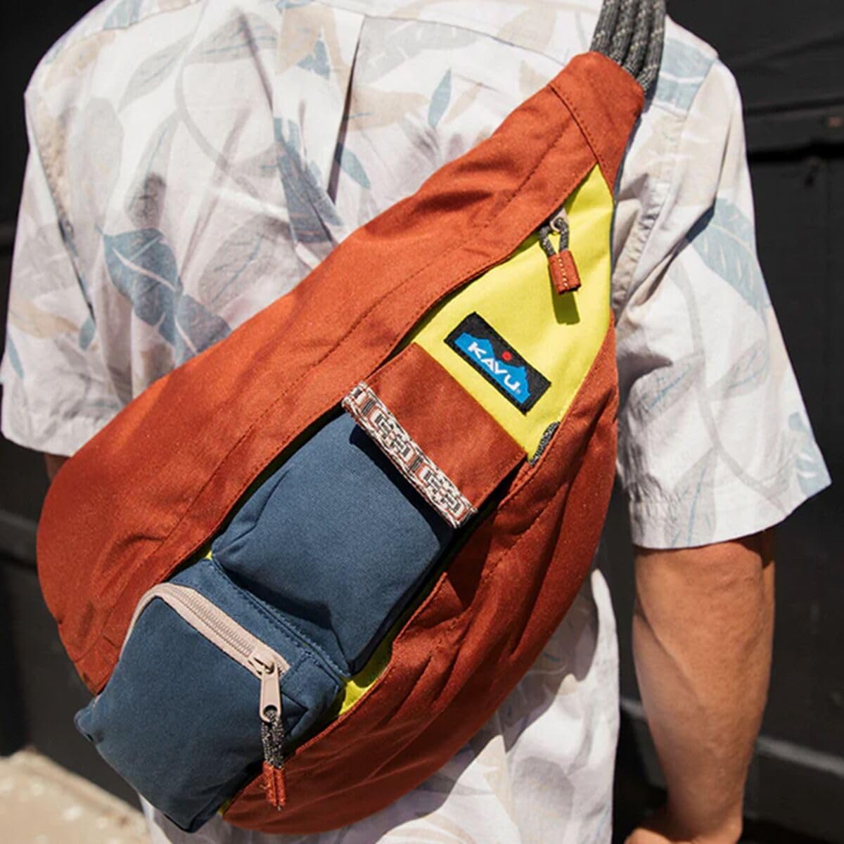 KAVU lifestyle fashion shot worn outdoors