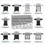 Stainless steel burner tubes for Charbroil grill