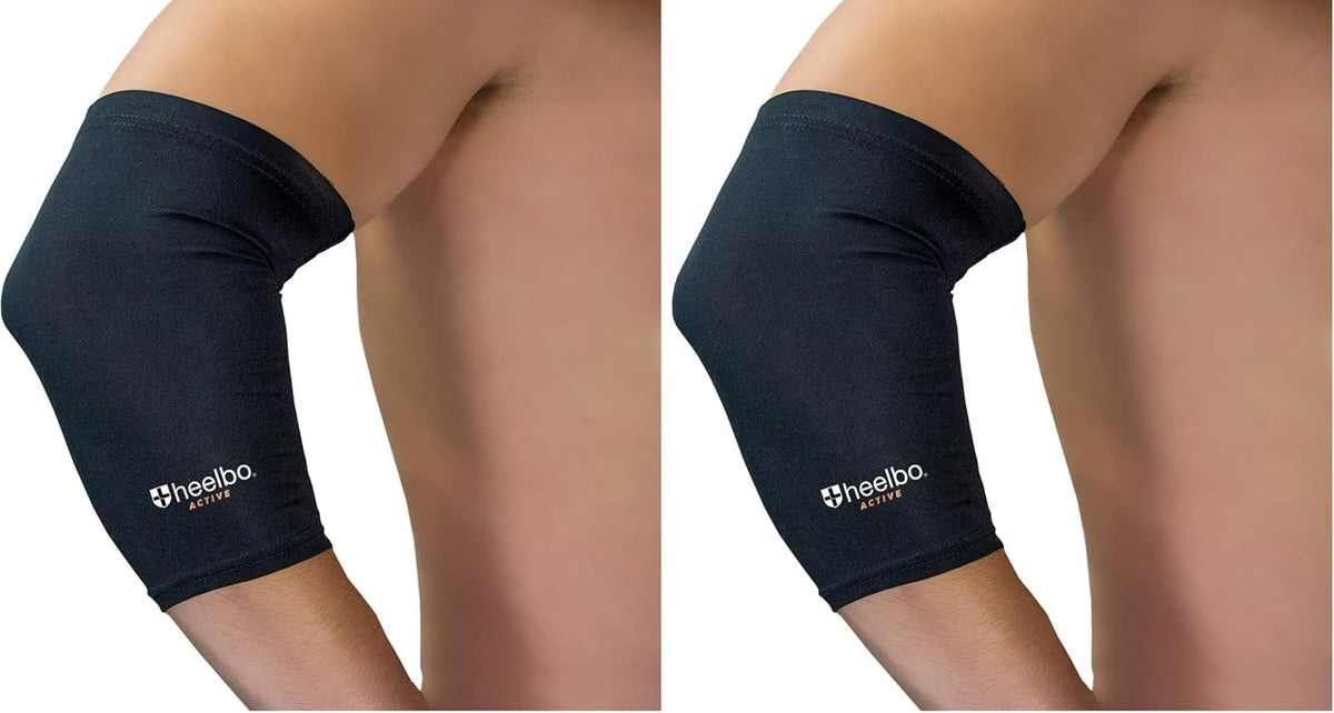 Heelbo Knee Compression Sleeve with Copper Infused Fibers and Breathable Fabric for Knee Pain Relief, Knee Support, Sore Muscles and Joints for Running, Jogging, Hiking or Arthritis, Black, Large - Image 11