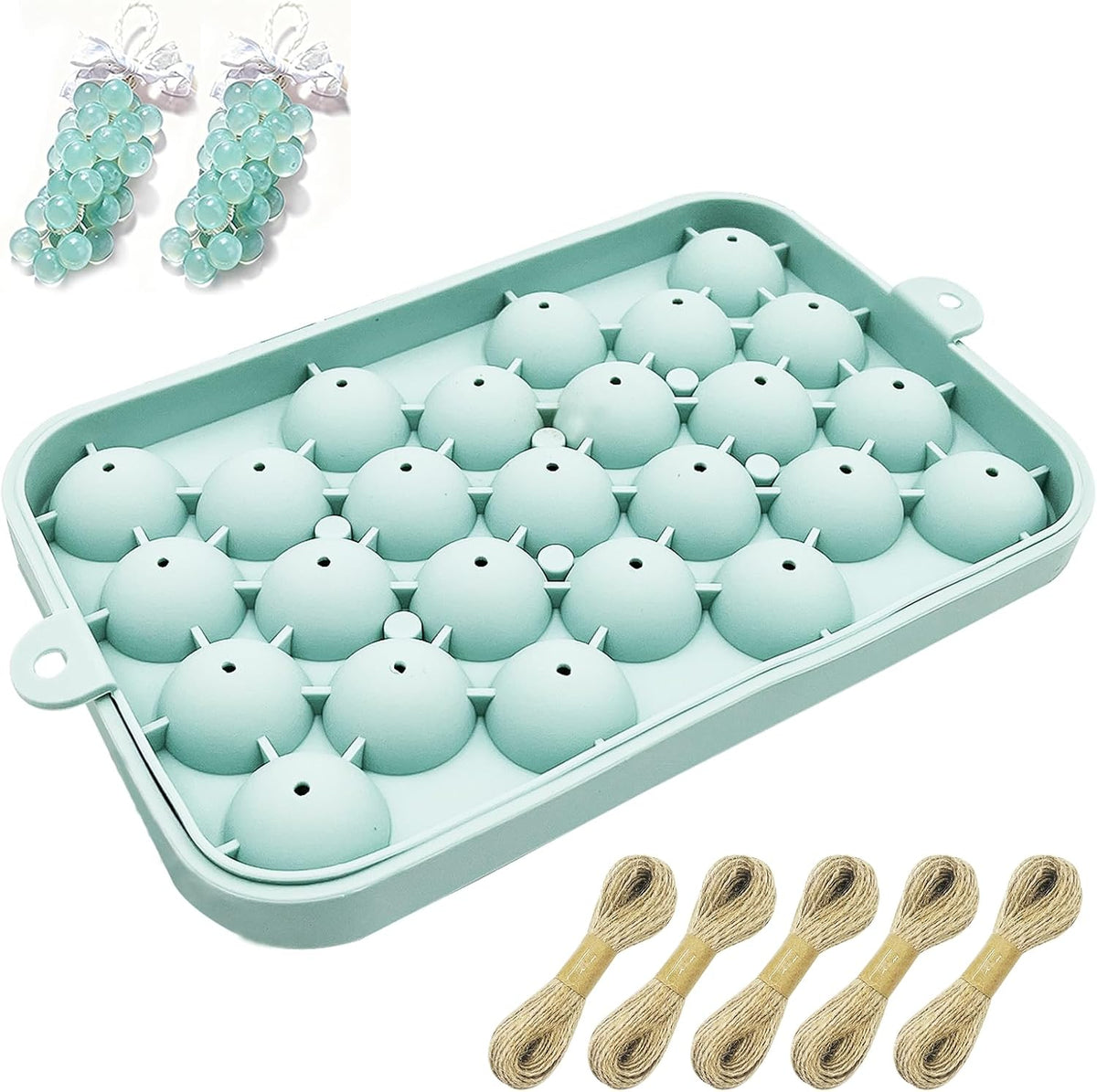 2 Pcs Silicone Soap Molds, DIY Grape Soap Making Kit for Beginners, Grape Soap Molds for Gift, Home Decor (Without Soaps) (Purple) - Image 10