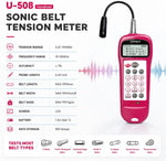 Sulmile sonic belt tension meter acoustic sensor measuring timing belt vibration
