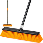 DSV Standard 18 inch heavy duty push broom front view