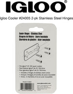 Compatible rectangular Igloo cooler hinges 25 to 165 quart size