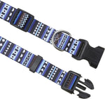 Mihqy small dog collar showing tribal geometric pattern