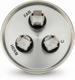 ClimaTek round run capacitor angled view ready for installation