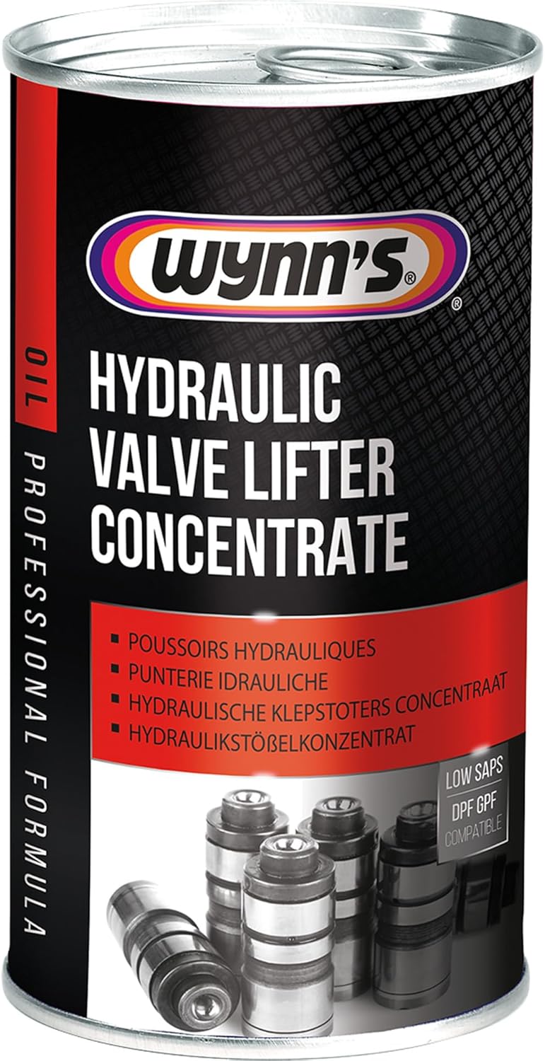 Wynn's 76841 Hydraulic Valve Lifter Concentrate 325ml bottle front view premium imported engine oil additive