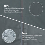 All-season weather resistant umbrella base shield
