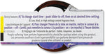 Air Wick lavender and almond blossom refill ingredient label view.