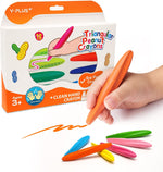 YPLUS Toddler Crayons, 24 Peanut Crayons with Dinosaur Storage Box | Easy to Hold Washable Crayons for Kids, Mess Free Unbreakable Crayon Gifts, Safe Coloring Gifts for Preschool Supplies - Image 12