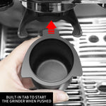 USEAMIE matte black grounds cup angled perspective