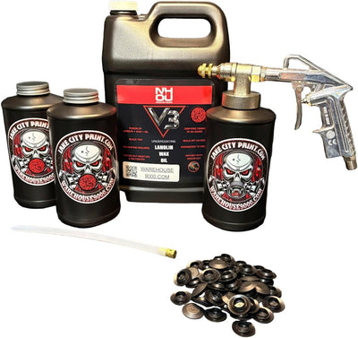 NH Oil V3 Pro Undercoating Gun - 360 Wand Kit (3 Quart Bottles) - Image 1